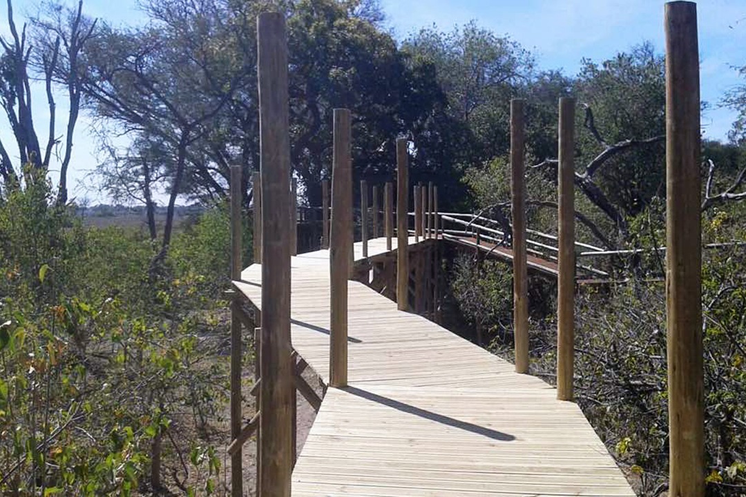 Constructing Nambwa Tented Lodge