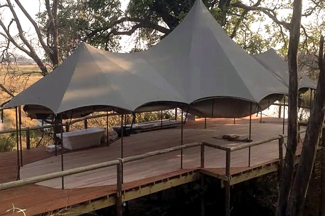 Constructing Nambwa Tented Lodge