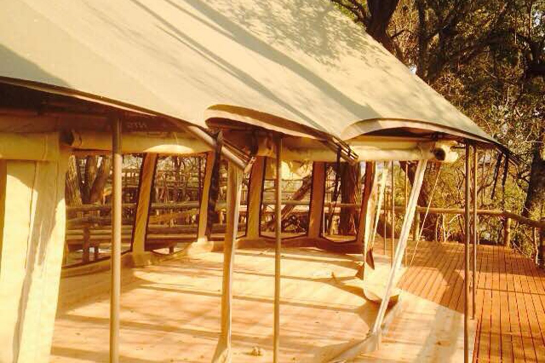 Constructing Nambwa Tented Lodge