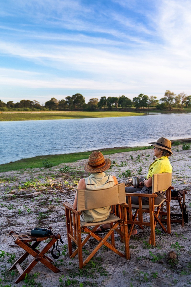 Relaxing at African Monarch Lodges