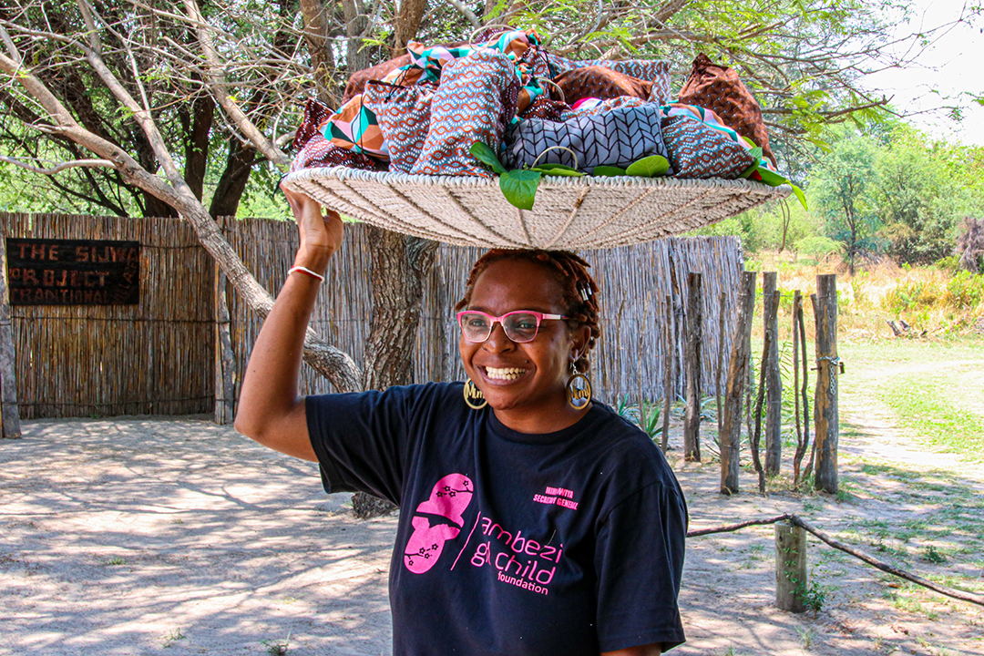 African Monarch Lodges Sijwa Sewing Project Sanitary Pads