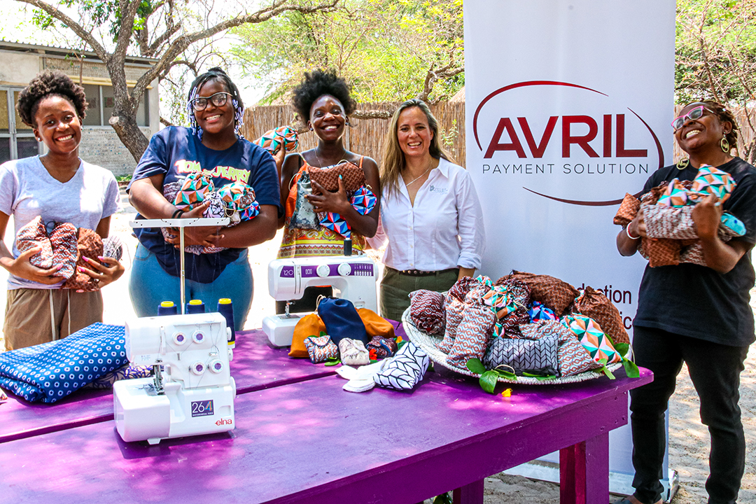 African Monarch Lodges Sijwa Sewing Project Sanitary Pads