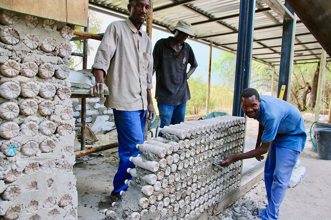 African Monarch Lodges Building of Sewing Workshop