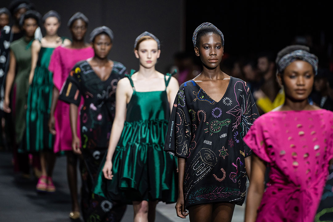 African Monarch Lodges at Fashion Week